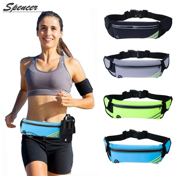 Exrebon Reflective Running Belt Running Waist Pack Sport Waist Pack Exercise Waist Bag 
